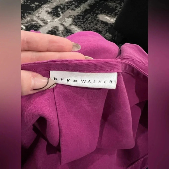 Bryn Walker | Pink Tencell Boho Peasant Top | Size M - Picture 5 of 10